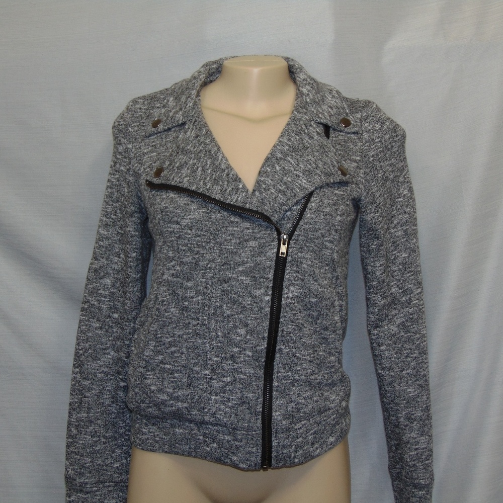Love Tree French Terry Moto Jacket